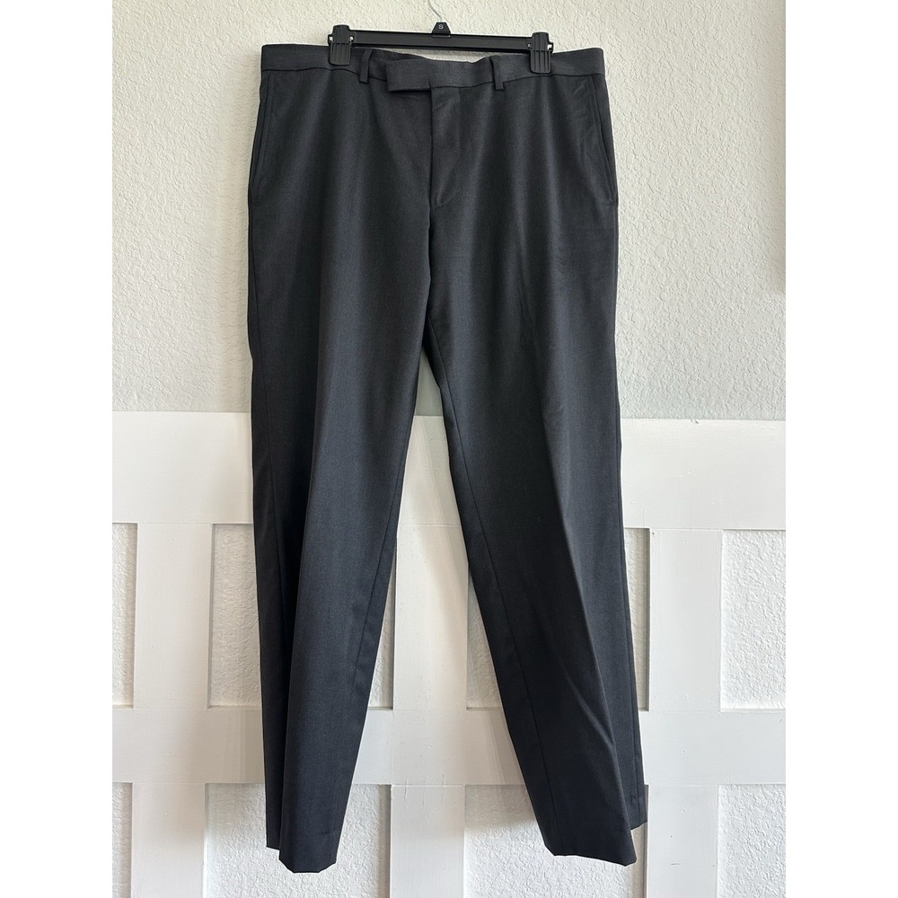 Hugo Boss Black Pleated Dress Stretch Fabric Pants 38x31